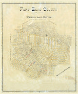 1892 Map of Fort Bend County Texas