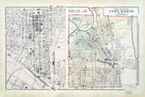1885 Map of Fort Worth Texas