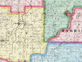 1875 Map of Morgan County Indiana