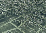 1901 Panoramic Map of Greensburg Pennsylvania