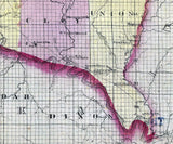 1869 Map of the Dakota Territory