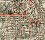 1919 Map of Fort Worth Texas