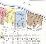 1904 Town Map of Lewiston Nez Perce County Idaho