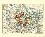 1912 Map of Vienna Austria