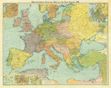 1920 Map of Europe