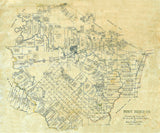 1865 Map of Fort Bend County Texas