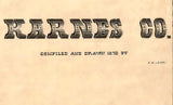 1870 Farm Lines Map of Karnes County Texas