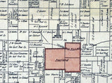 1918 Map of Ranger and Eastland Oil Well Field Texas