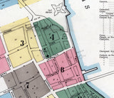 1910 Town Map of Saint Augustine Florida