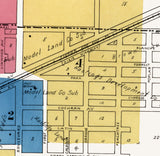 1921 Town Map of Hastings Saint Johns County Florida