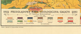 1908 Map of Galicia Geology