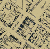 1858 Map of Montrose Susquehanna County Pennsylvania