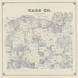 1911 Map of Cass County Texas