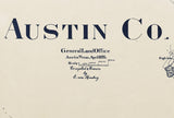 1915 Map of Austin County Texas