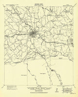 1930 Map of Brenham Texas
