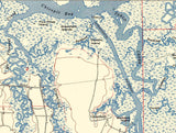 1949 Topo Map of Jacksonville Beach Florida