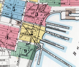 1897 Town Map of Marquette Michigan