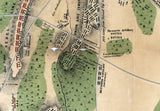 1863 Map of Gettysburg Pennsylvania Battlefield