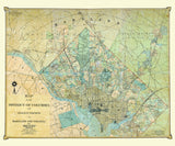 1891 Map of Washington DC