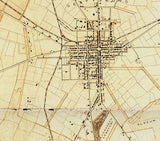 1894 Map of Gettysburg Pennsylvania Battlefield