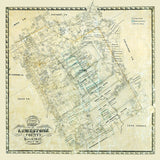 1858 Farm Line Map of Limestone County Texas