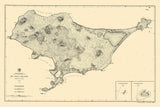 1898 Map of Saint Paul Island Alaska