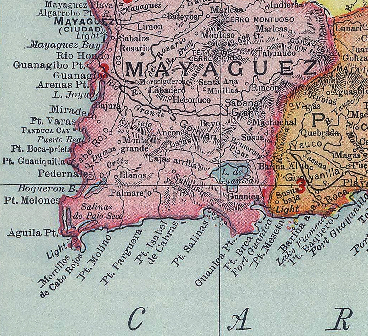 1903 Map of Porto Rico