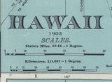 1903 Map of Hawaii
