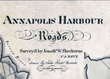 1818 Nautical Chart of Annapolis Harbour