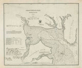 1867 Nautical Chart of Greenwich Bay Rhode Island
