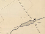1868 Map of Lincoln Cedar Creek Sussex County Delaware