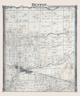 1874 Map of Benton Township Ottawa County Ohio