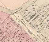 1874 Map of Elmore Ottawa County Ohio