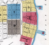 1909 Town Map of Corpus Christi Texas