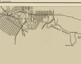 1911 Map of the Houston Texas Ship Channel