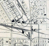 1885 Map of Fort Worth Texas