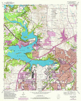 1982 Topo Map of Lake Worth Texas