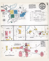 1904 Town Map of Delavan Walworth County Wisconsin