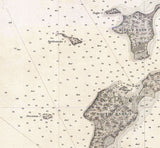 1849 Nautical Map of Lake Erie Islands