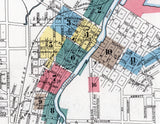 1895 Map of Cheboygan Michigan