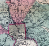 1866 Map of Baltimore County Maryland
