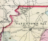 1866 Map of Carroll County Maryland