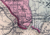1866 Map of Cecil County Maryland