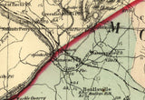 1866 Map of Montgomery County Maryland