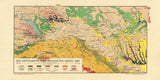 1908 Map of Galicia Geology