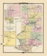 1878 Map of Trempealeau County Wisconsin