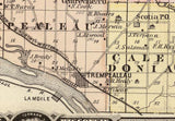 1878 Map of Trempealeau County Wisconsin