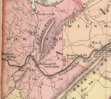 1866 Map of Alleghany County Maryland