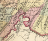 1866 Map of Alleghany County Maryland