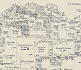1911 Map of Cass County Texas